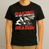 Dirt Track Racing Race Sprint Car Vintage Gift T-Shirt thumb 3