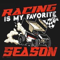 Dirt Track Racing Race Sprint Car Vintage Gift T-Shirt thumb 7