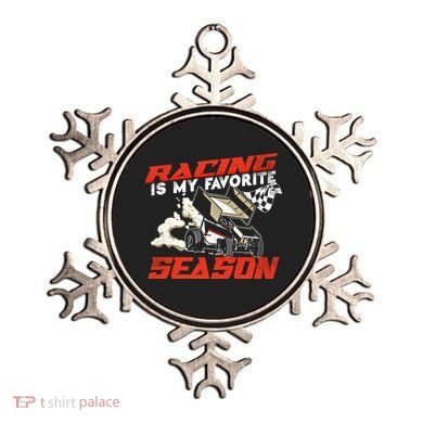 Dirt Track Racing Race Sprint Car Vintage Gift Ornament