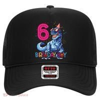 Dinosaur T Rex 6 Year Old Boy Funny 6th Birthday Gifts Hat thumb 0