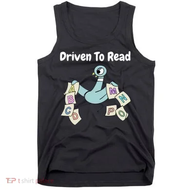 Driven To Read Pigeon Library Reading Books Reader Tank Top
