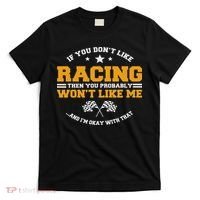 Dirt Track Racing Automobile Mx Motocross Race Car Racers T-Shirt thumb 0