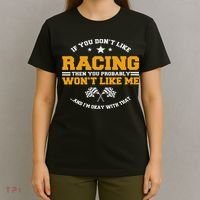 Dirt Track Racing Automobile Mx Motocross Race Car Racers T-Shirt thumb 4