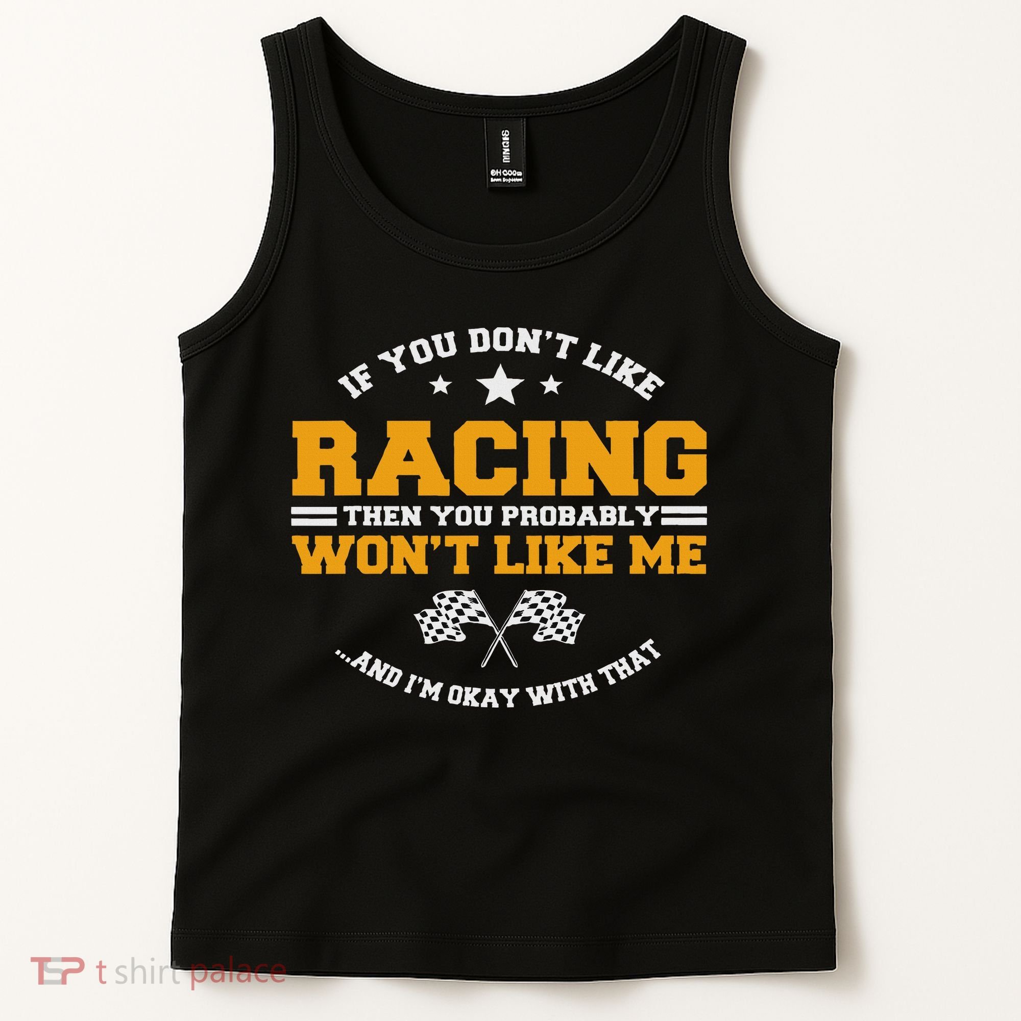 Dirt Track Racing Automobile Mx Motocross Race Car Racers Tank Top