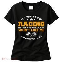 Dirt Track Racing Automobile Mx Motocross Race Car Racers Women's T-Shirt thumb 0