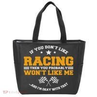 Dirt Track Racing Automobile Mx Motocross Race Car Racers Tote Bag thumb 0