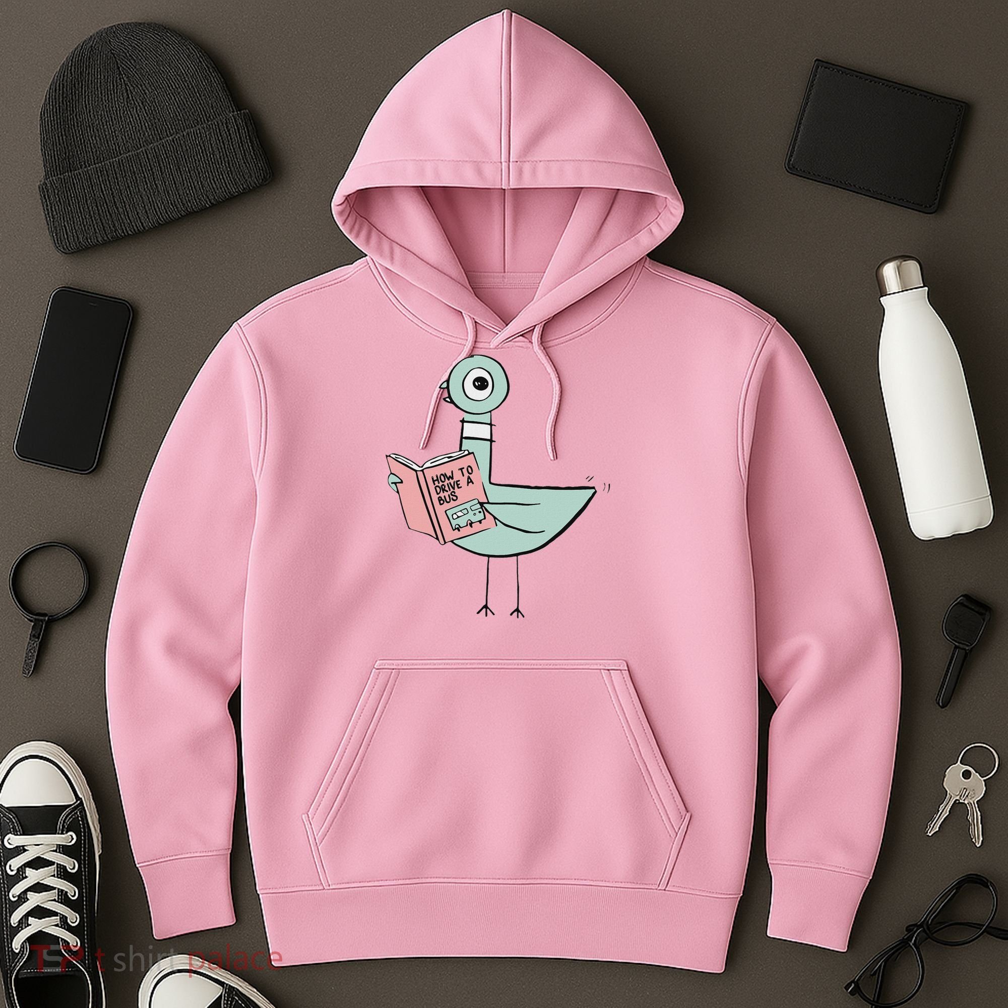 Driven To Read Pigeon Library Reading Books Hoodie
