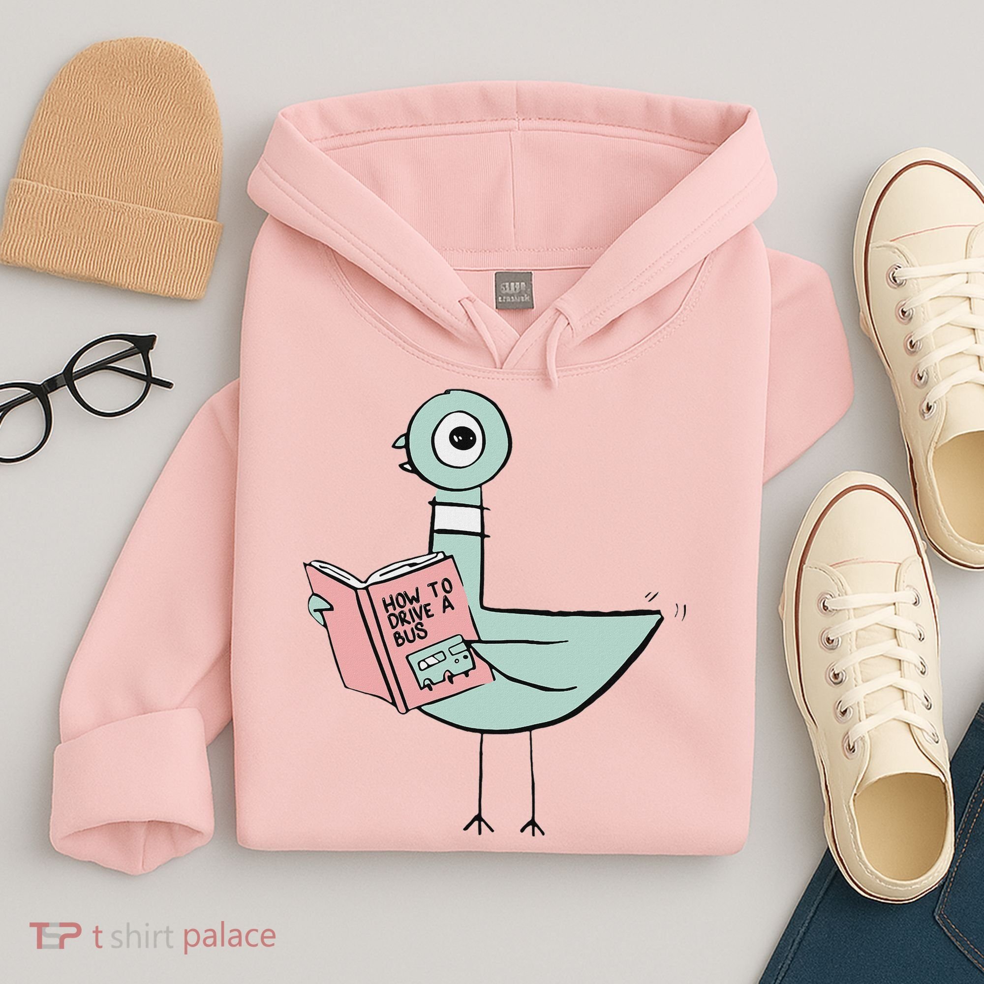 Driven To Read Pigeon Library Reading Books Hoodie