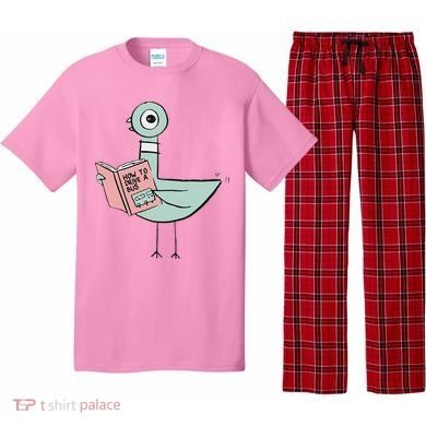Driven To Read Pigeon Library Reading Books Pajama Set
