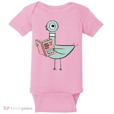 Driven To Read Pigeon Library Reading Books Baby Bodysuit