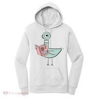 Driven To Read Pigeon Library Reading Books Women's Hoodie thumb 0