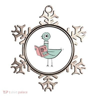 Driven To Read Pigeon Library Reading Books Ornament