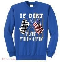 Dirt Track Racing Motocross Stock Car Racing Funny Gift Sweatshirt thumb 0