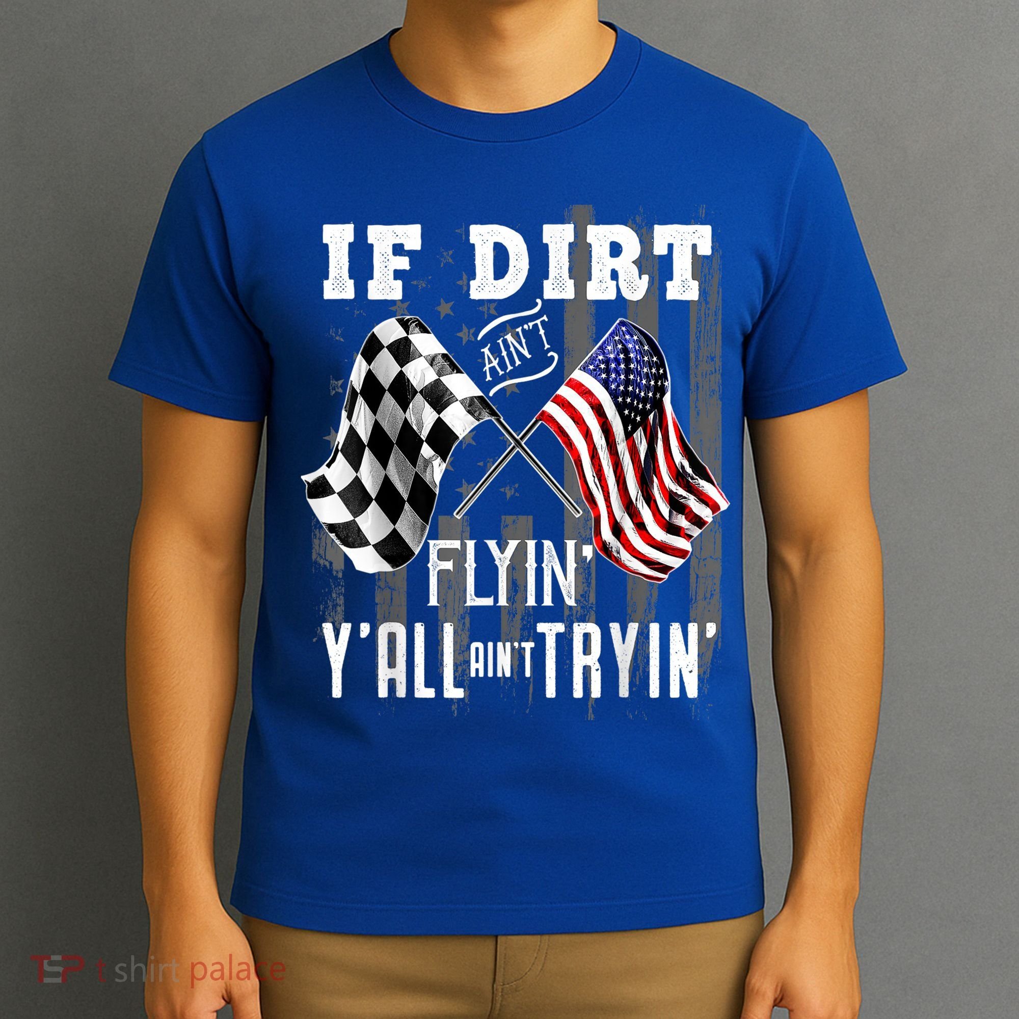 Dirt Track Racing Motocross Stock Car Racing Funny Gift T-Shirt