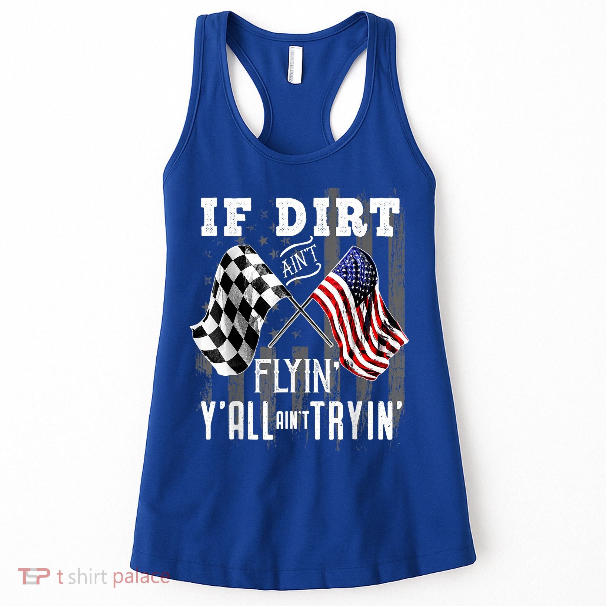 Dirt Track Racing Motocross Stock Car Racing Funny Gift Women's Tank Top