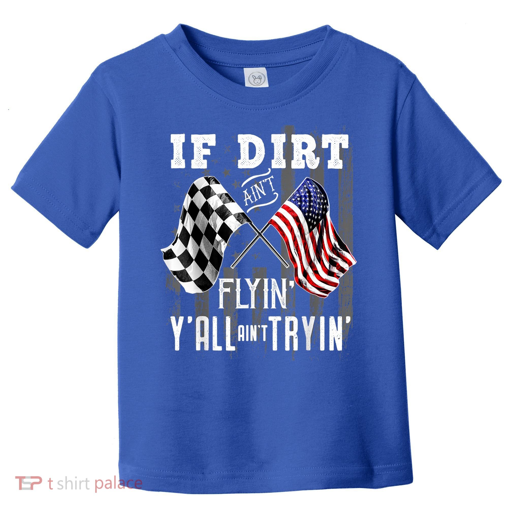 Dirt Track Racing Motocross Stock Car Racing Funny Gift Toddler T-Shirt