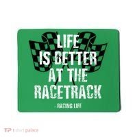 Dirt Track Racing Gear Checker Flag Racing Race Flag Mousepad thumb 0
