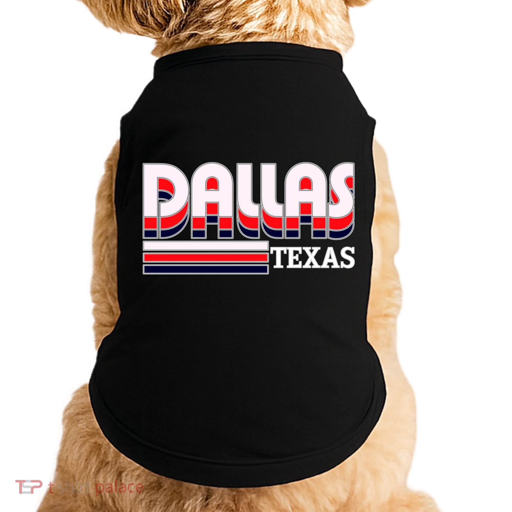 Dallas Triple Retro Logo Doggie Tank