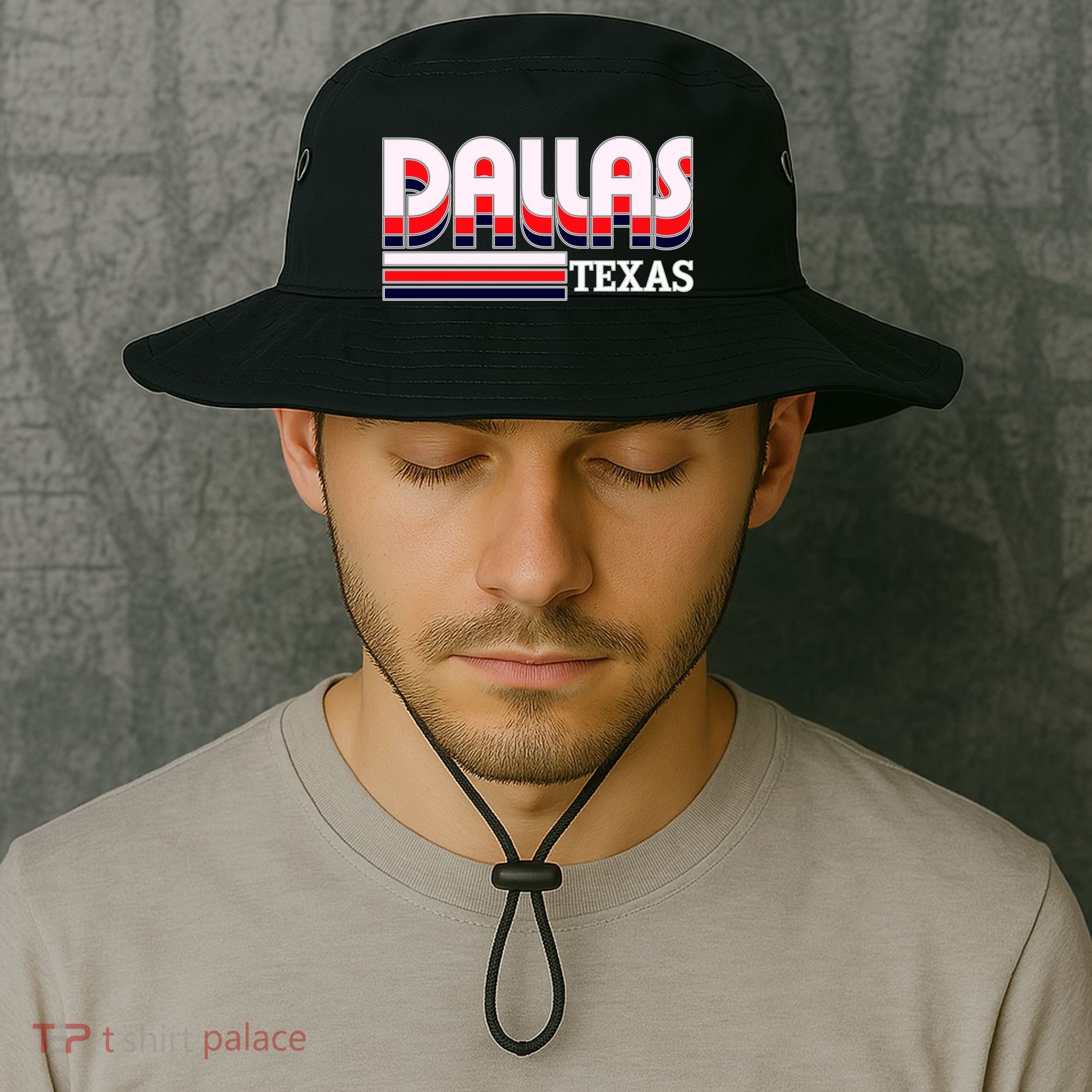 Dallas Triple Retro Logo Bucket Hat
