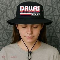 Dallas Triple Retro Logo Bucket Hat thumb 3
