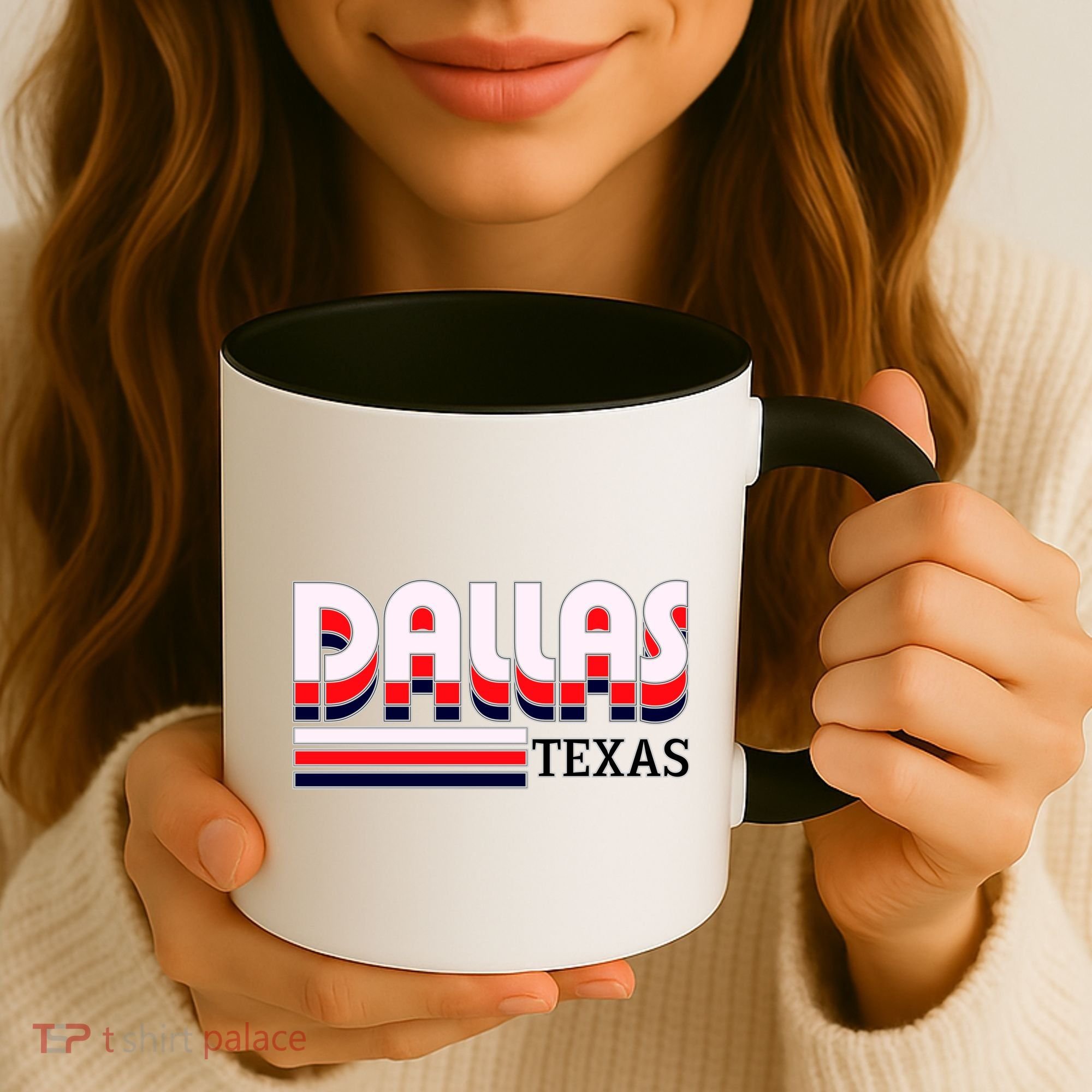 Dallas Triple Retro Logo Coffee Mug