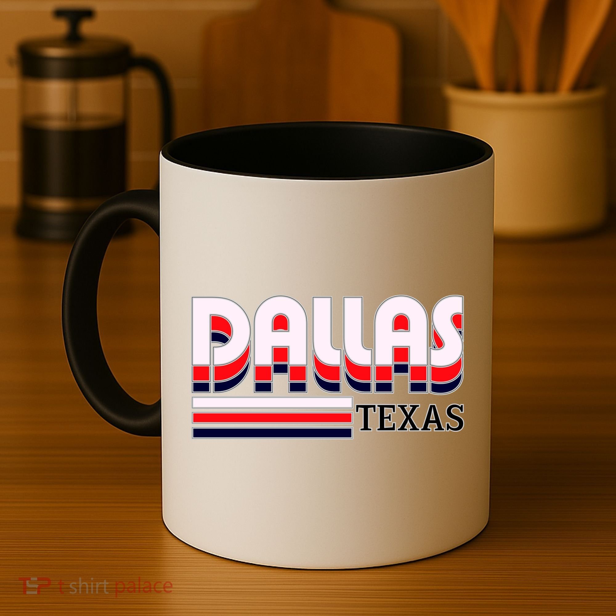 Dallas Triple Retro Logo Coffee Mug