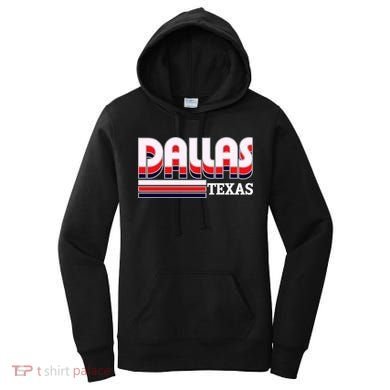 Dallas Triple Retro Logo Women's Hoodie