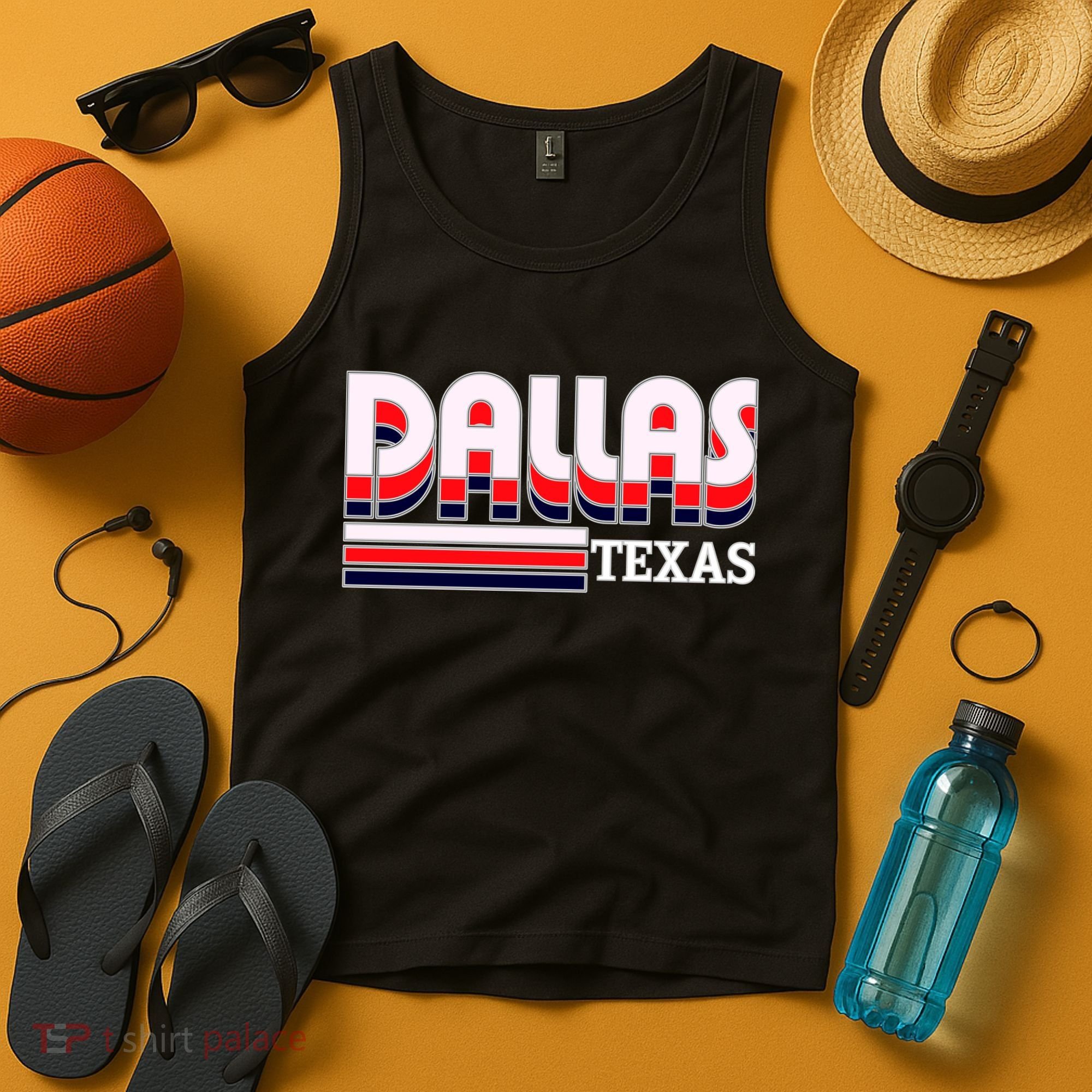 Dallas Triple Retro Logo Tank Top