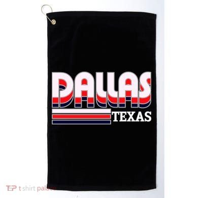 Dallas Triple Retro Logo Golf Towel
