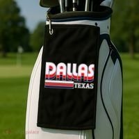 Dallas Triple Retro Logo Golf Towel thumb 2