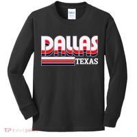 Dallas Triple Retro Logo Kids Long Sleeve Shirt thumb 0