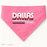 Dallas Triple Retro Logo USA-Made Doggie Bandana thumb 0