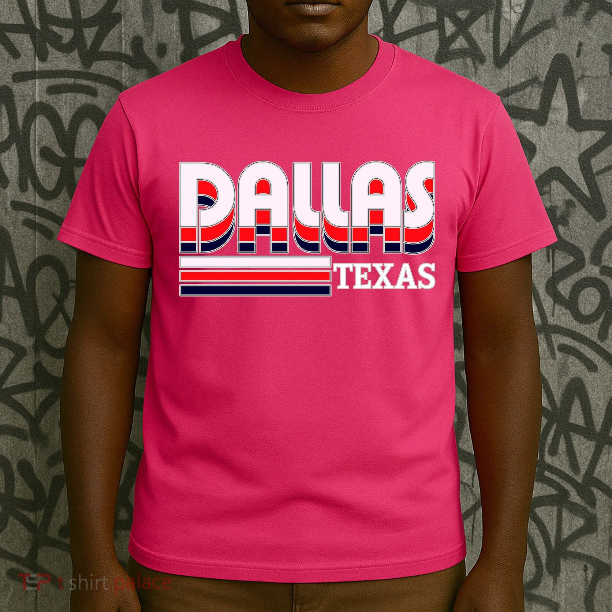 Dallas Triple Retro Logo T-Shirt