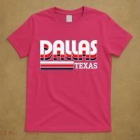 Dallas Triple Retro Logo T-Shirt thumb 5