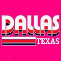 Dallas Triple Retro Logo Mousepad thumb 1