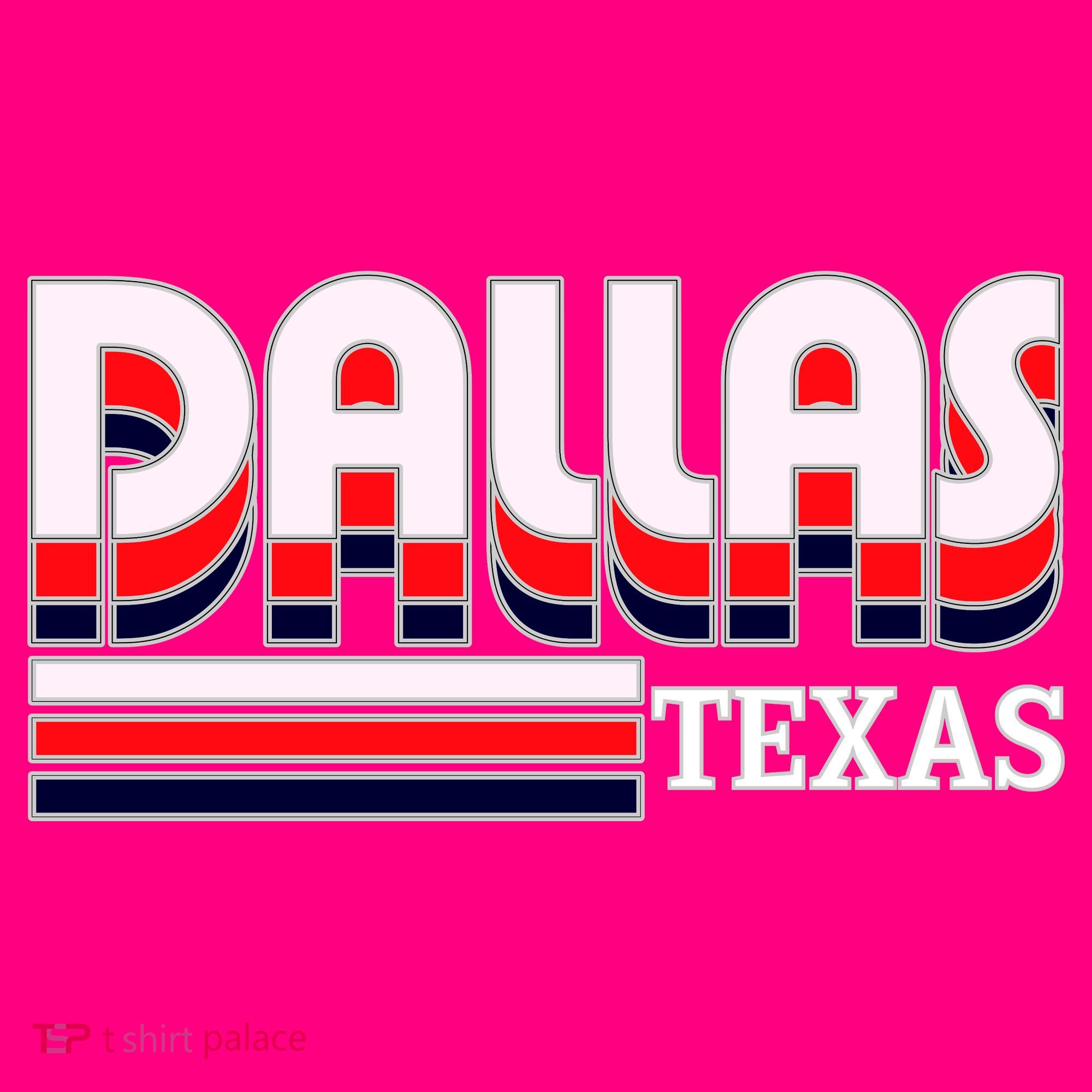 Dallas Triple Retro Logo Mousepad