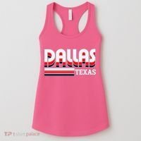Dallas Triple Retro Logo Women's Tank Top thumb 0
