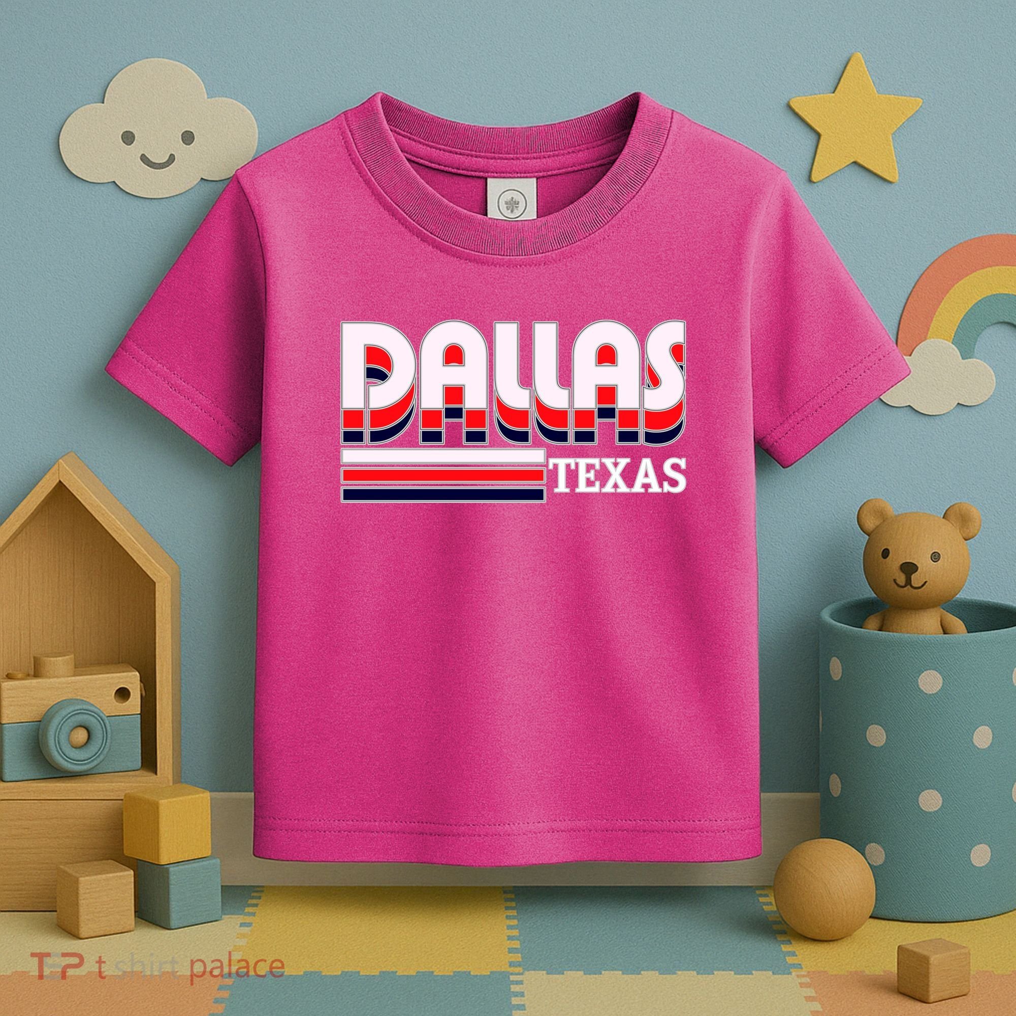 Dallas Triple Retro Logo Toddler T-Shirt