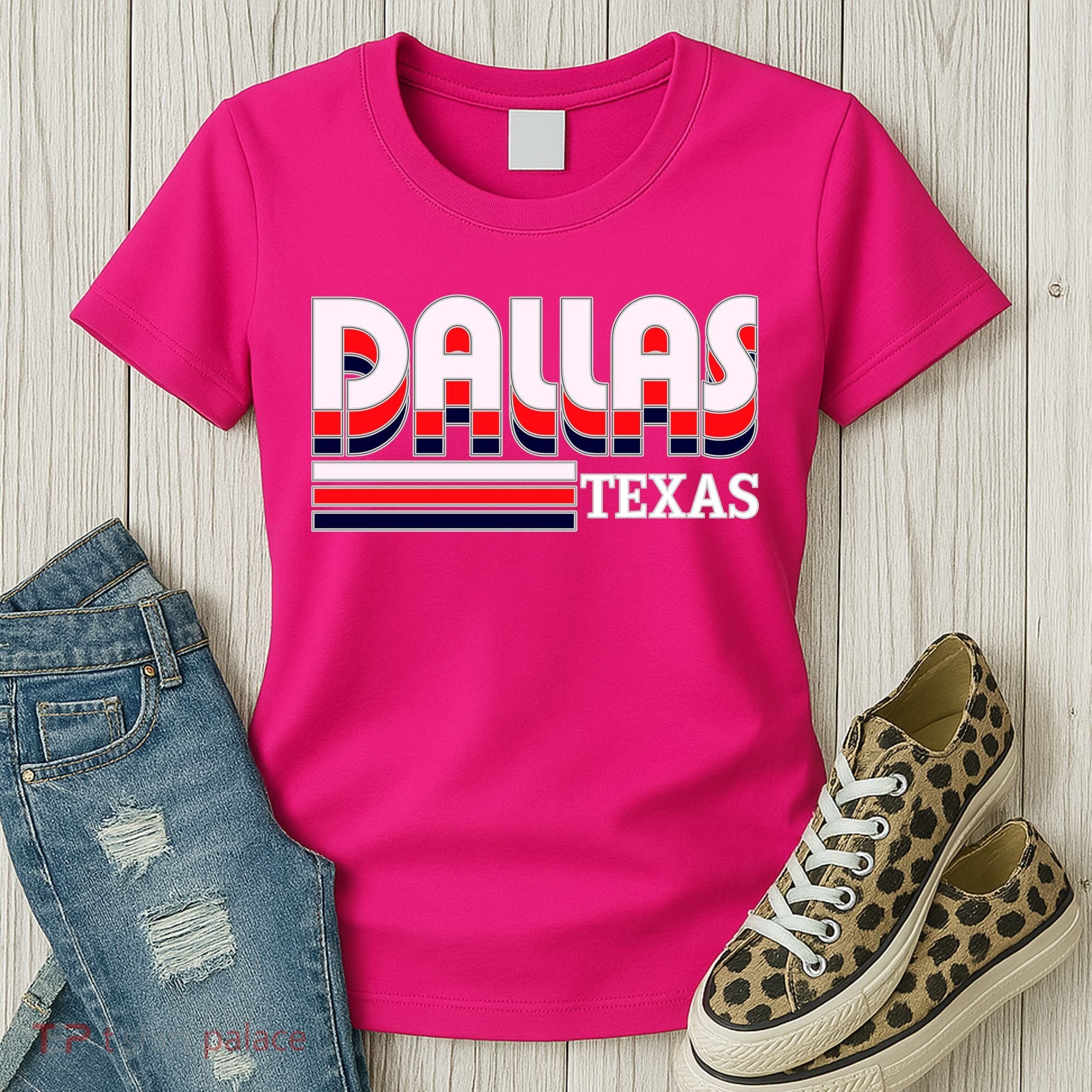 Dallas Triple Retro Logo Women's T-Shirt