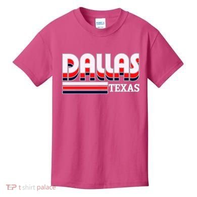 Dallas Triple Retro Logo Kids T-Shirt