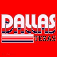 Dallas Triple Retro Logo Santa Hat thumb 1