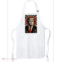 Donald Trump Rising Sun Power Cherry Blossom Propaganda Apron thumb 0