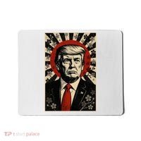Donald Trump Rising Sun Power Cherry Blossom Propaganda Mousepad thumb 0