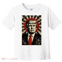 Donald Trump Rising Sun Power Cherry Blossom Propaganda Toddler T-Shirt thumb 0