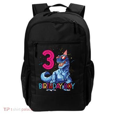 Dinosaur T Rex 3 Year Old 3rd Birthday Backpack