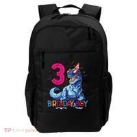 Dinosaur T Rex 3 Year Old 3rd Birthday Backpack thumb 0