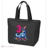 Dinosaur T Rex 3 Year Old 3rd Birthday Tote Bag thumb 3