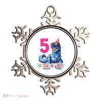 Dinosaur T Rex 5 Year Old 5th Birthday Ornament thumb 0