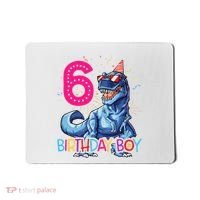Dinosaur T Rex 6 Year Old 6th Birthday Mousepad thumb 0