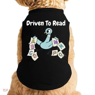 Driven To Read Pigeon Library Reading Books Reader Doggie Tank